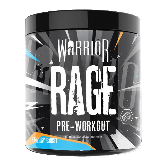 Warrior Rage Pre-Workout powder - Energy Burst flavour, 392g