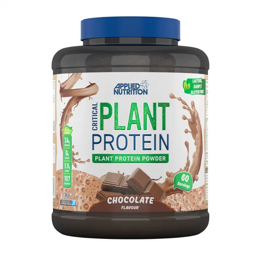 Plant-based protein powder tub
