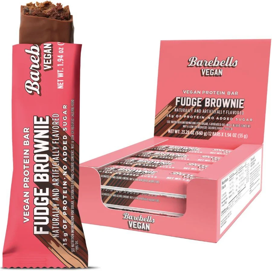 Barebells Protein Bar 12x55g multipack (Caramel Peanut and Fudge Brownie range)