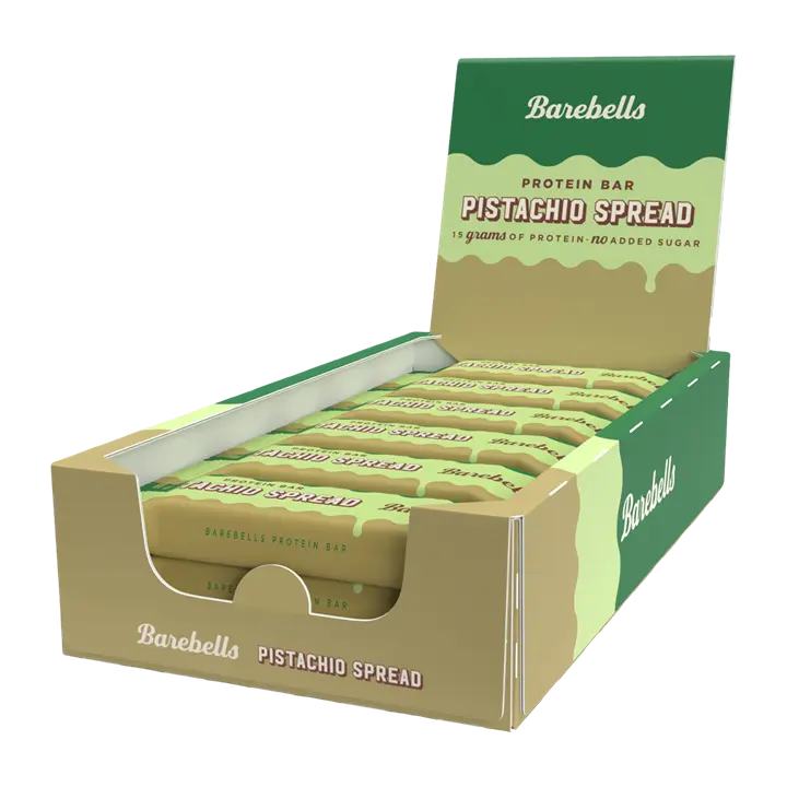 Barebells Spread Protein Bar 12x45g multipack, Pistachio Spread