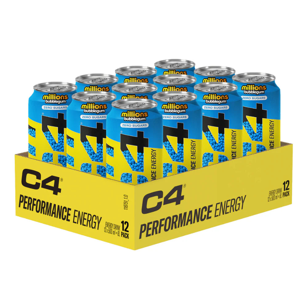 Cellucor C4 Performance Energy Drink - Twisted Limeade flavour, 500ml can