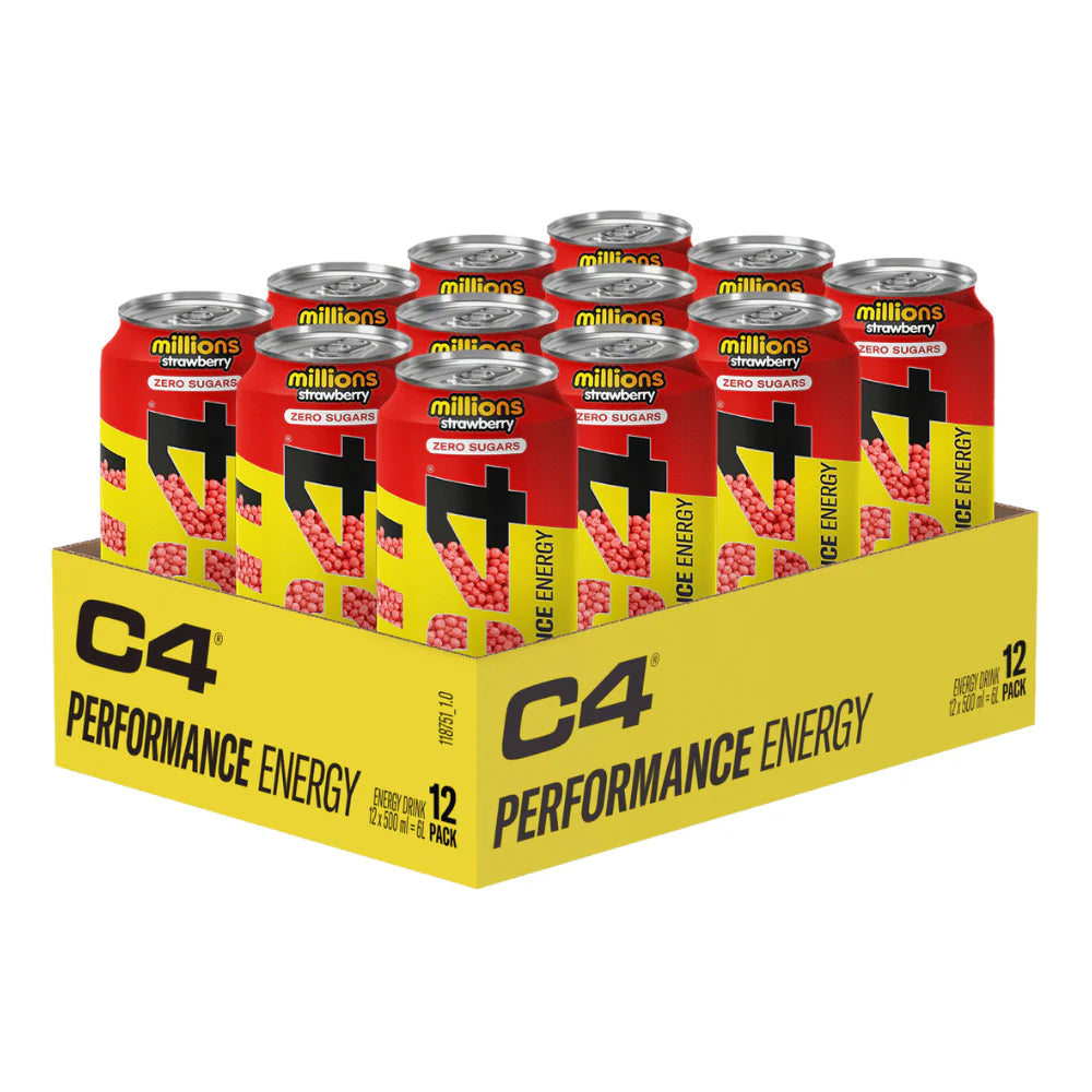 Cellucor C4 Performance Energy Drink - Frozen Bombsicle flavour, 500ml can