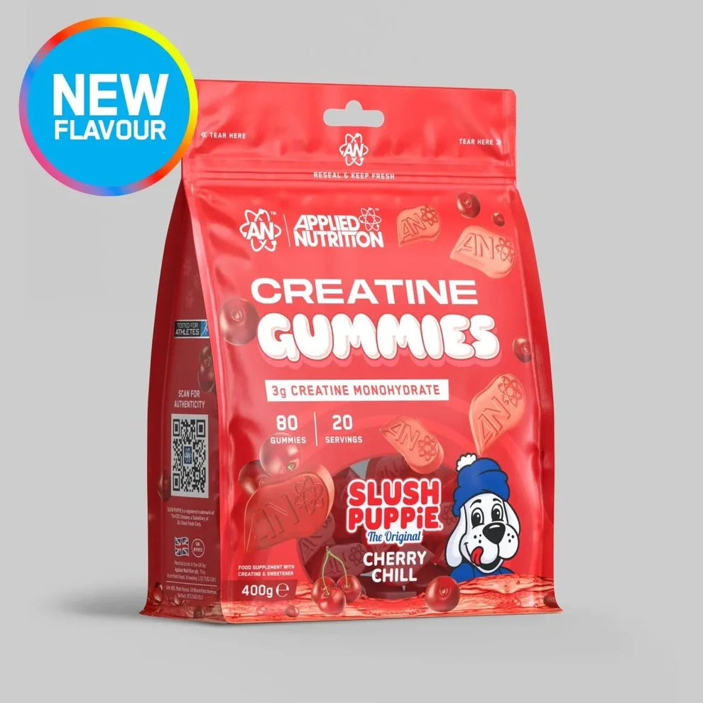 Applied Nutrition Creatine Gummies — Cherry Chill SLUSH PUPPiE (80 Gummies)