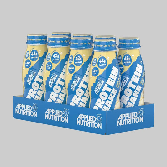Applied Nutrition High Protein Shake, Vanilla Ice Cream flavour, 8x500ml