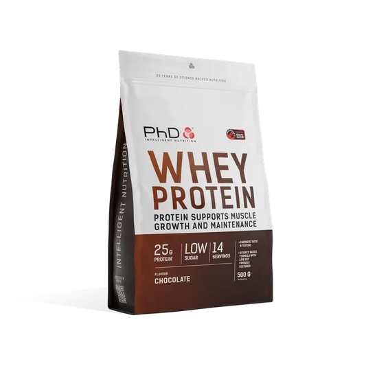 PhD Nutrition Powder Whey 500g tub, whey protein powder