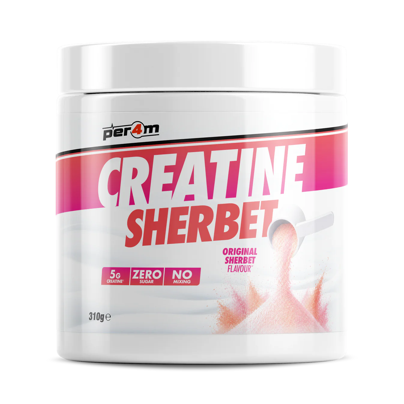 Per4m Creatine Sherbet powder, Original flavour, 310g