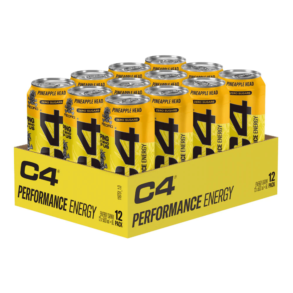 Cellucor C4 Performance Energy Drink - Millions Strawberry flavour, 500ml can