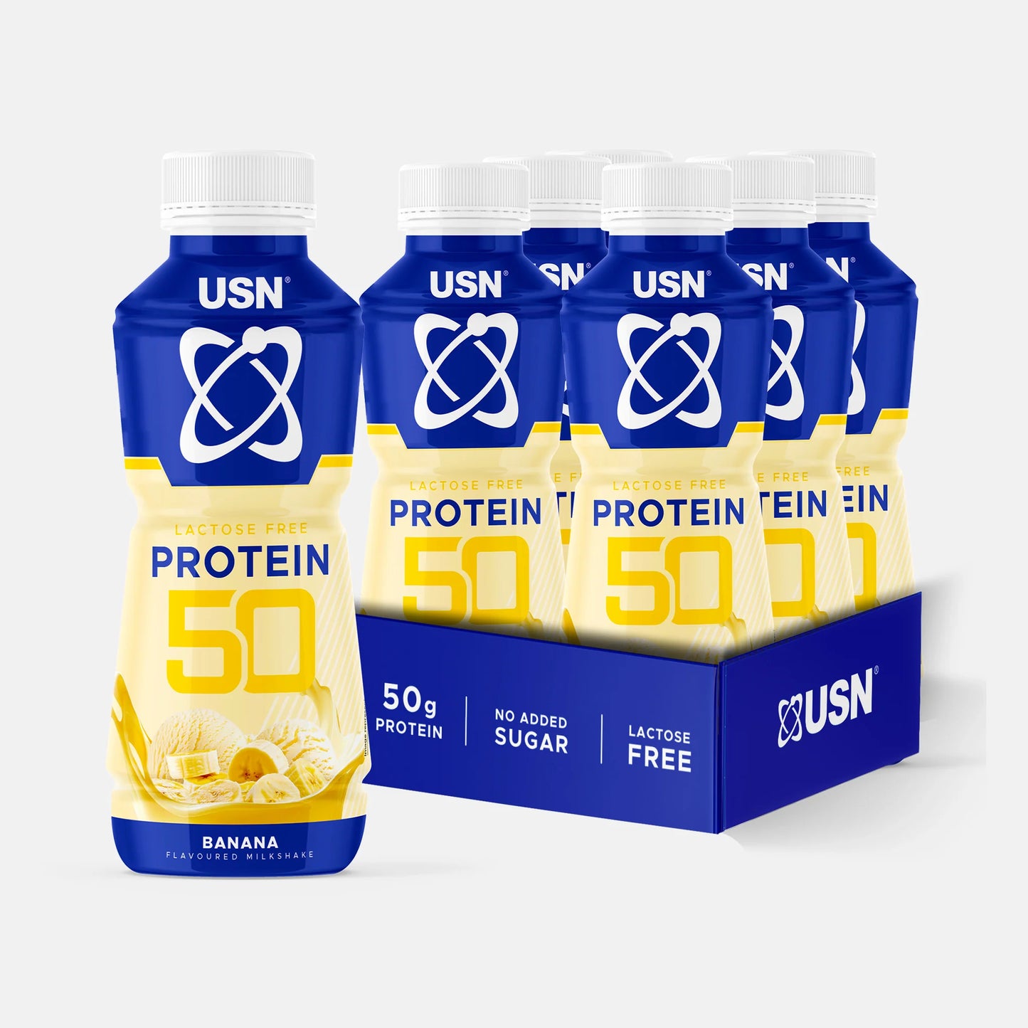 USN Trust Protein 50 ready-to-drink shake - Banana flavour, 500ml