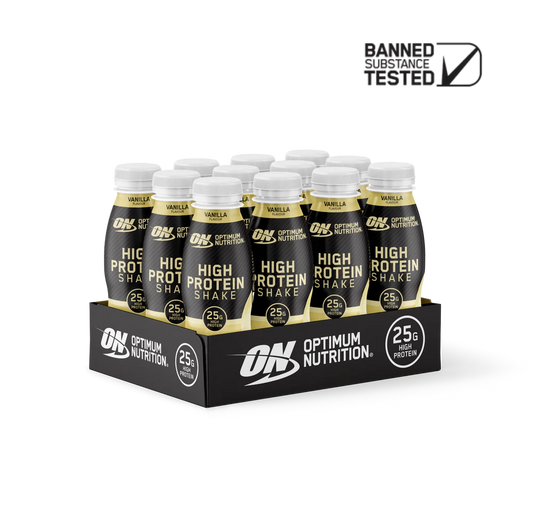 Optimum Nutrition Protein Shake - Vanilla flavour, 500ml