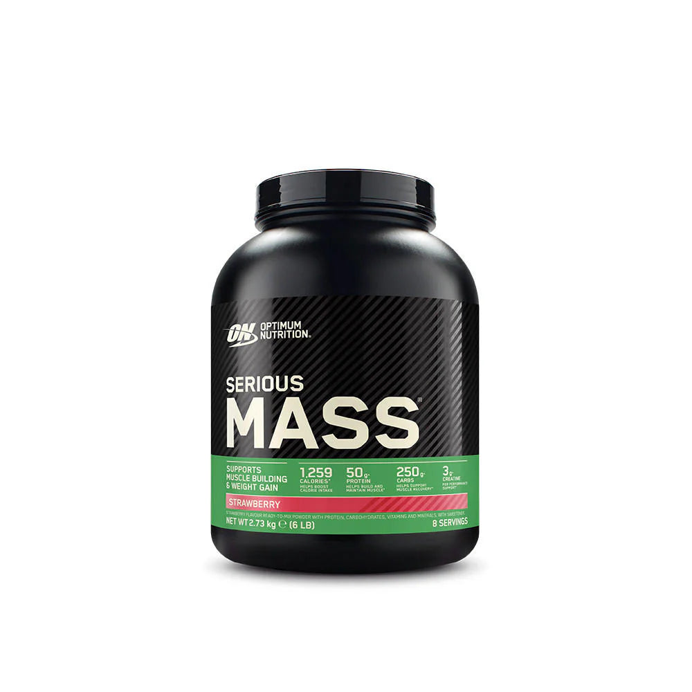 Optimum Nutrition Serious Mass weight gainer - Strawberry flavour, 2.73kg