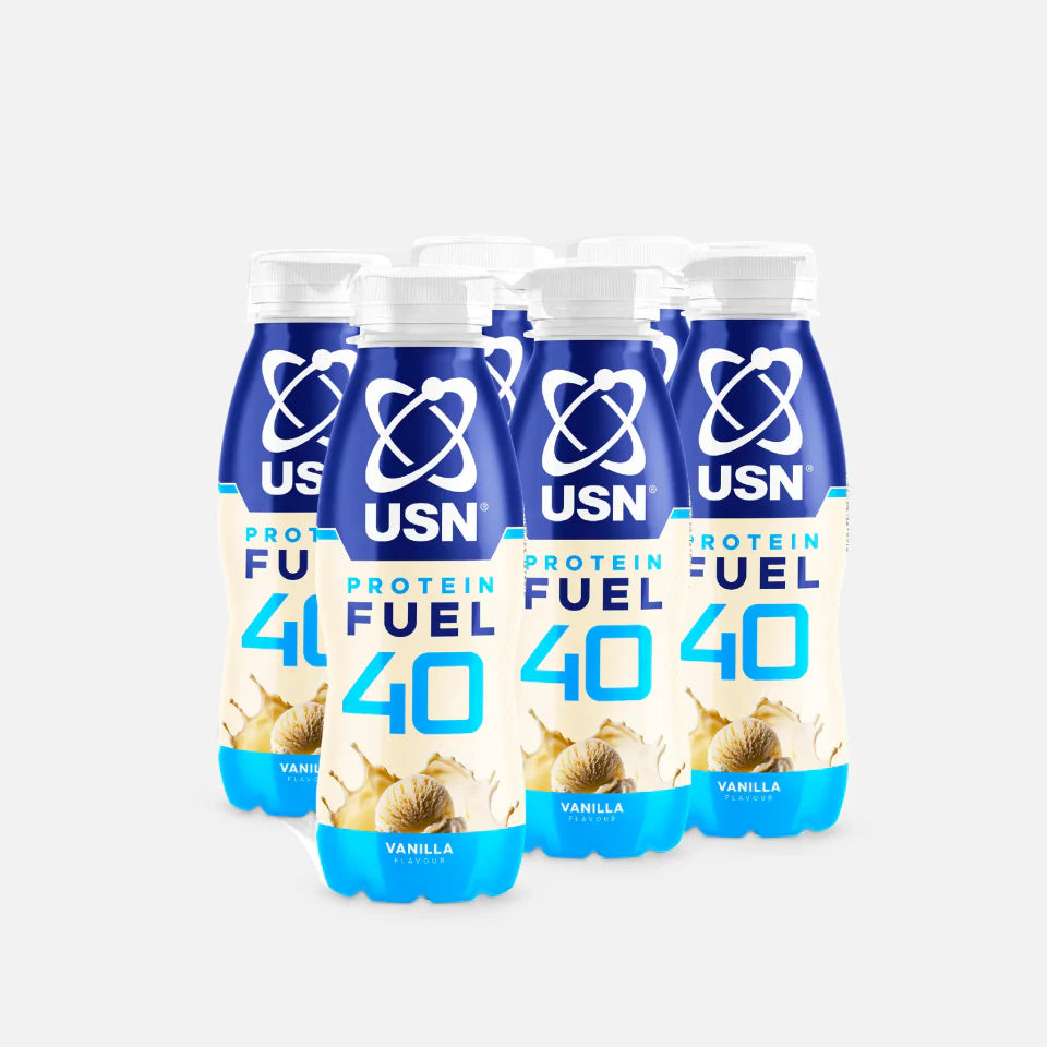 USN Protein Fuel 40 ready-to-drink shake - Vanilla flavour, 500ml