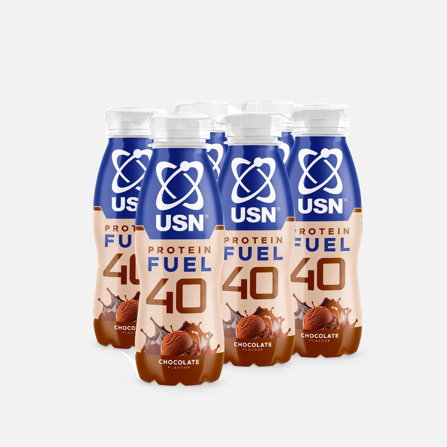 USN Protein Fuel 40 ready-to-drink shake - Chocolate flavour, 500ml